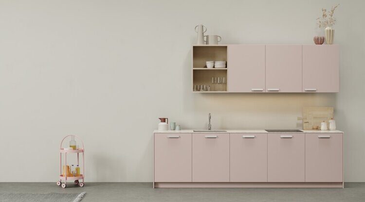 Ручка накладная MIRO, отделка бежевый