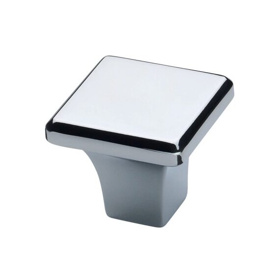 Ручка кнопка GEORGIA, отделка хром