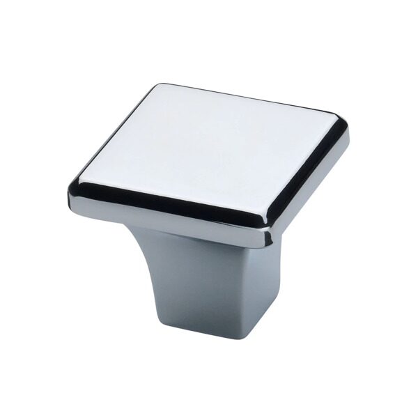 Ручка кнопка GEORGIA, отделка хром