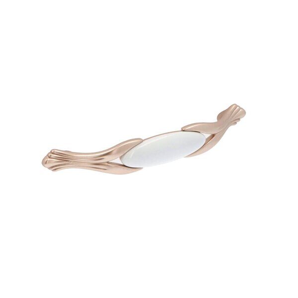 Ручка скоба 94, отделка розовое золото