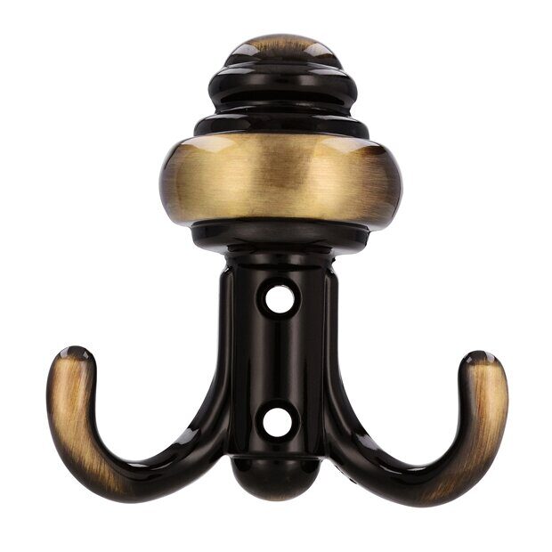 Крючок для одежды, отделка бронза античная